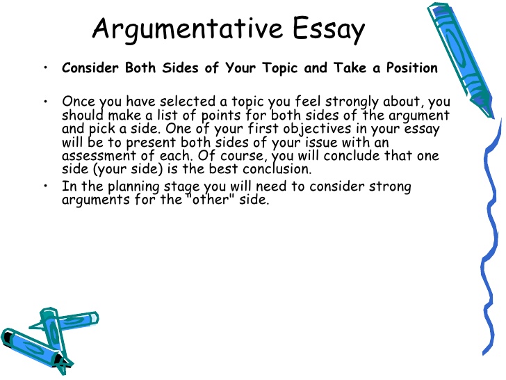 Argument essays