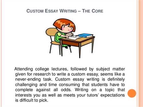 Custom thesis writing