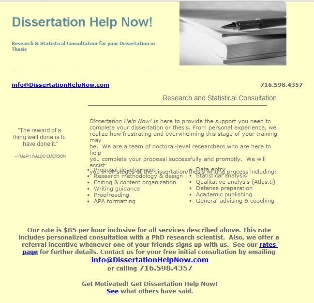 You need dissertation writing help?