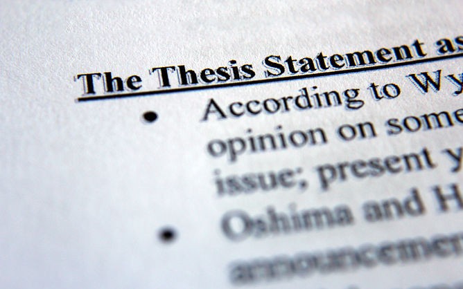 Why do I need to write a thesis statement for a paper?