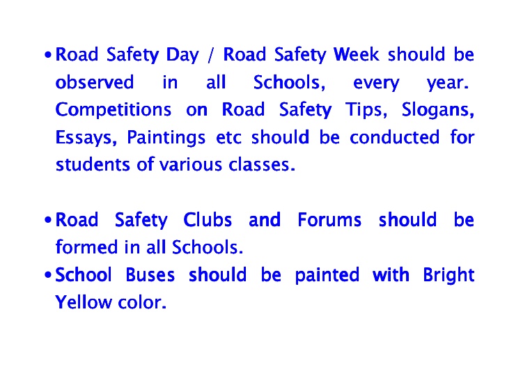 Road safety essays