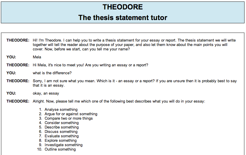 how to use a thesis statement in an essay