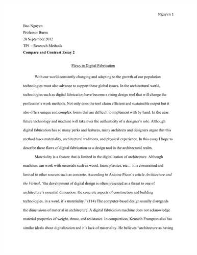 College thesis paper