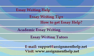 Essay writing assistance