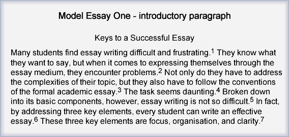 Introduction of an essay