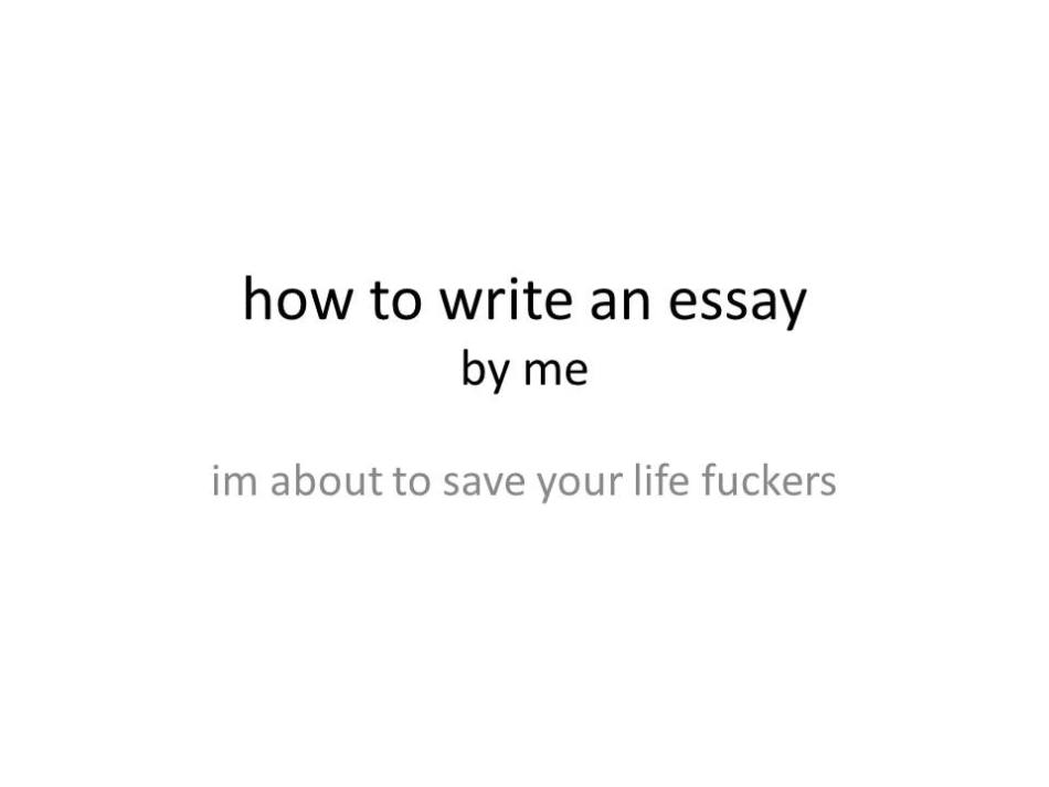 Write the essay for me